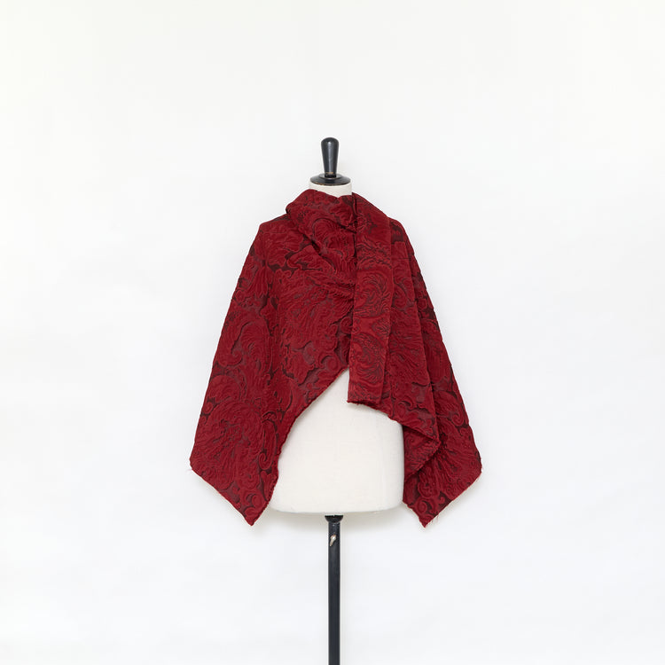 T24P13256 | Wool &amp; Silk Blend Damask Jacquard - view 2