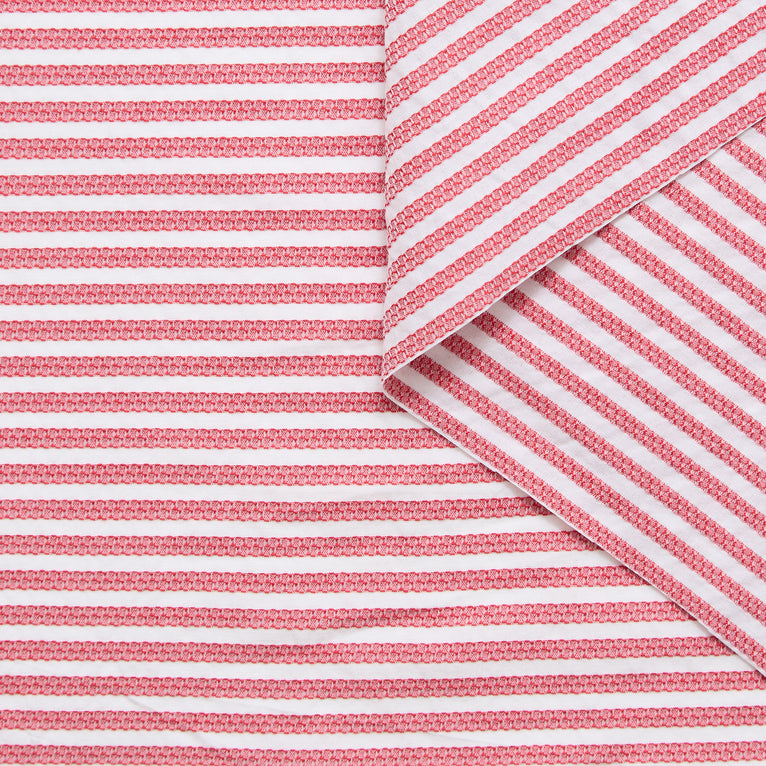 T24P13271 | Striped Viscose &amp; Cotton Jacquard - view 1