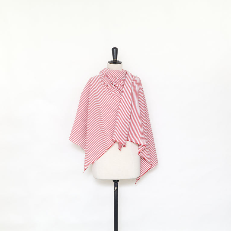 T24P13271 | Striped Viscose &amp; Cotton Jacquard - view 2