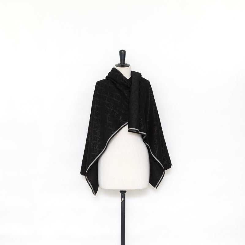 T24P13285 | Jacquard Brillant Motif Diamant en Laine Mélangée