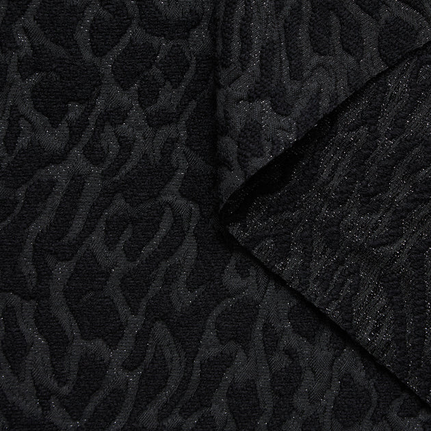T24P13290 | Jacquard Taches Abstraites en Laine et Lurex