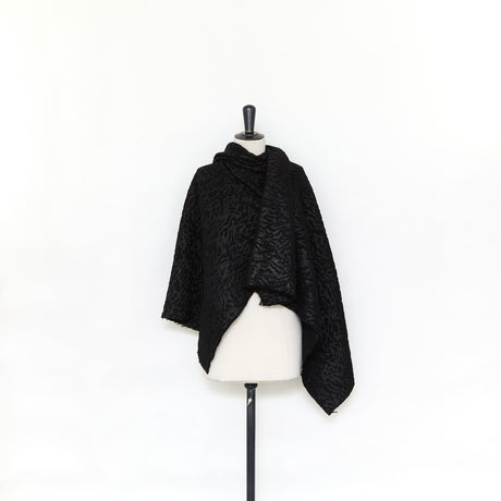  Jacquard Taches Abstraites en Laine et Lurex