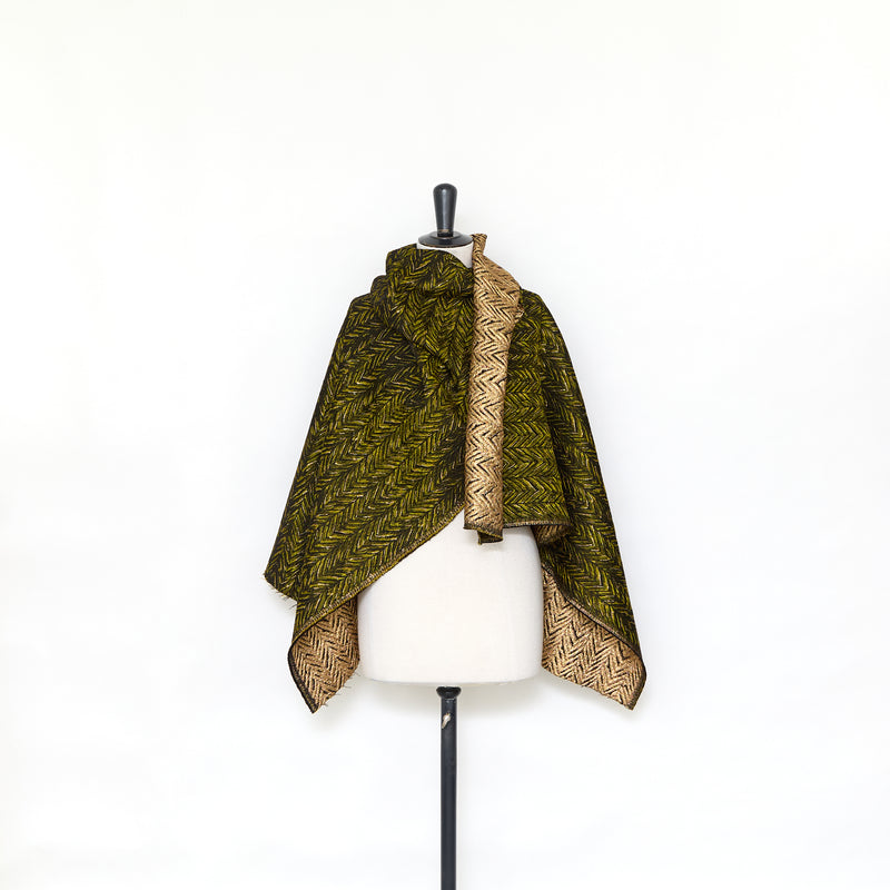 T24P13295 | Jacquard Brillant à Chevrons en Coton