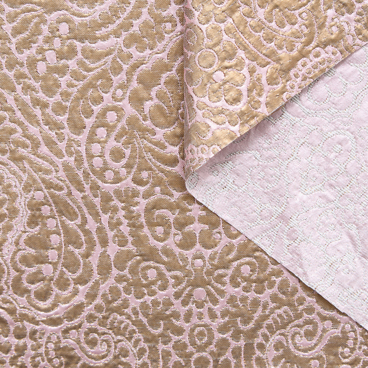 T24P13296 | Jacquard Damassé Brillant Floral - vue 1