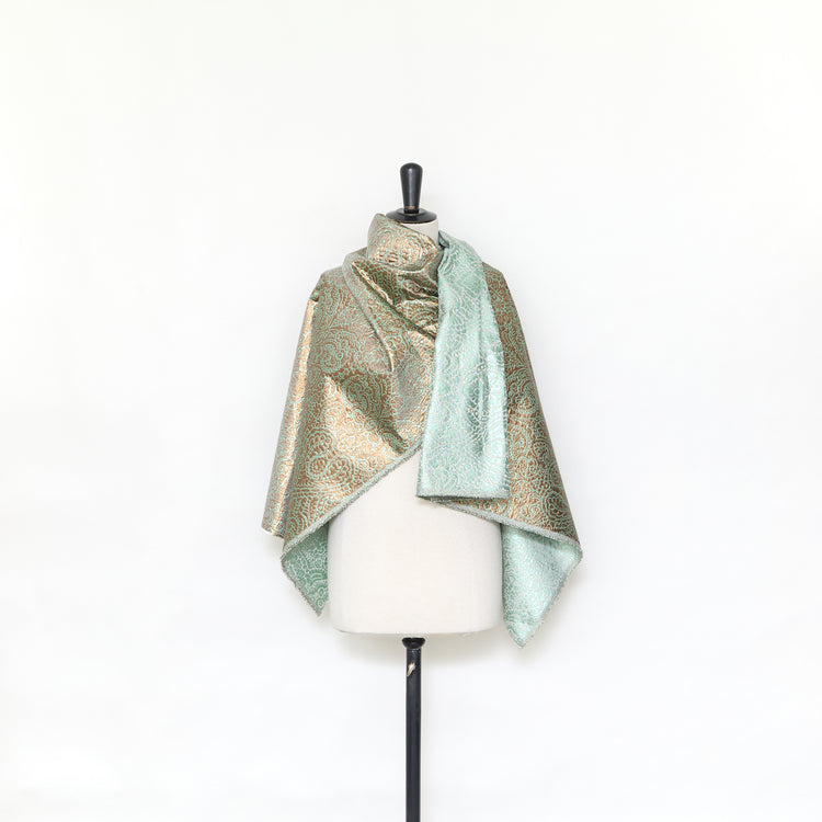 T24P13296 | Jacquard Damassé Brillant Floral - vue 2