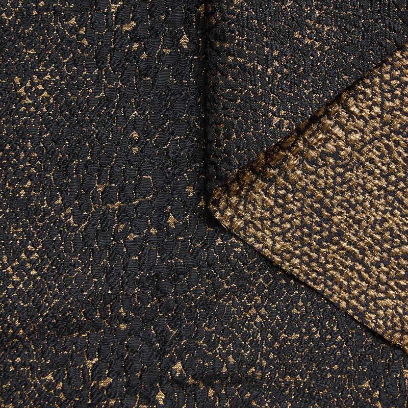 T24P13299 | Jacquard Brillant Motif Serpent en Coton Mélangé