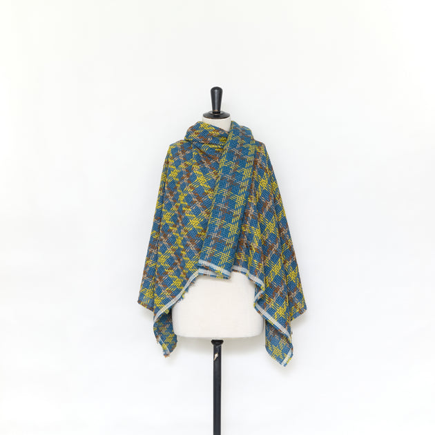 T24P13302 | Virgin Wool Checked Tweed