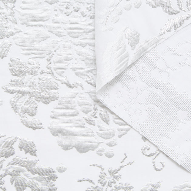T24P13308 | Jacquard Floral en Coton Métallisé