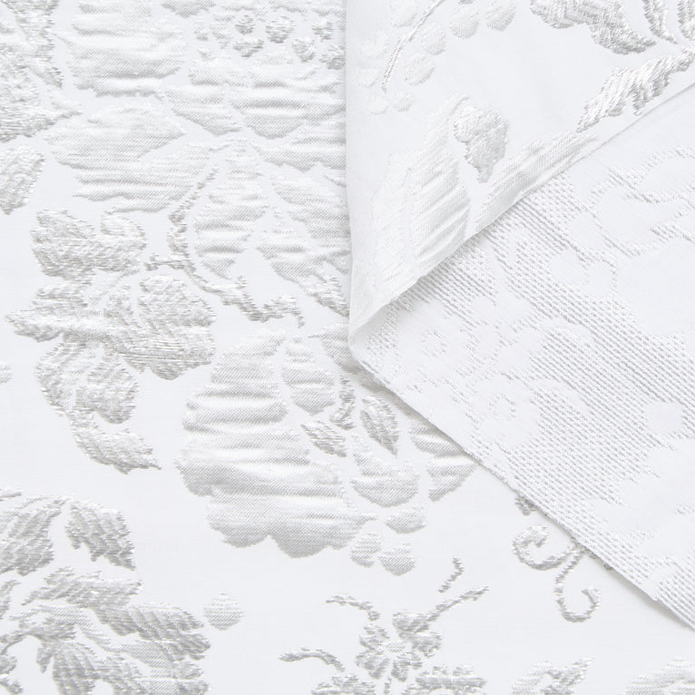 T24P13308 | Jacquard Floral en Coton Métallisé - vue 1
