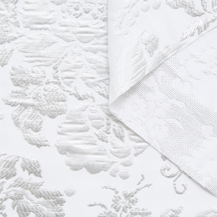 T24P13308 | Jacquard Floral en Coton Métallisé - vue 1
