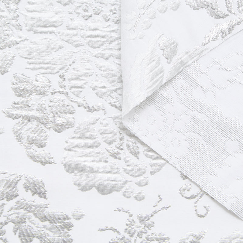 T24P13308 | Jacquard Floral en Coton Métallisé