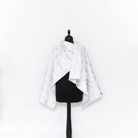  Metallic Cotton Floral Jacquard