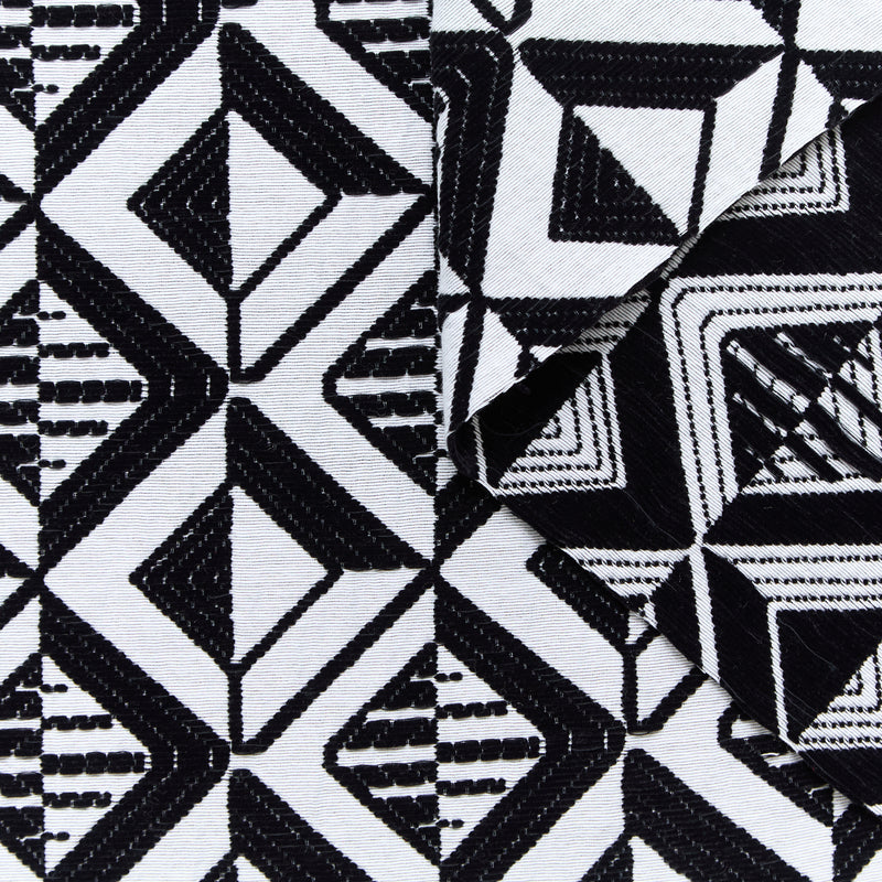 T24P13379 | Jacquard Bicolore Géométrique