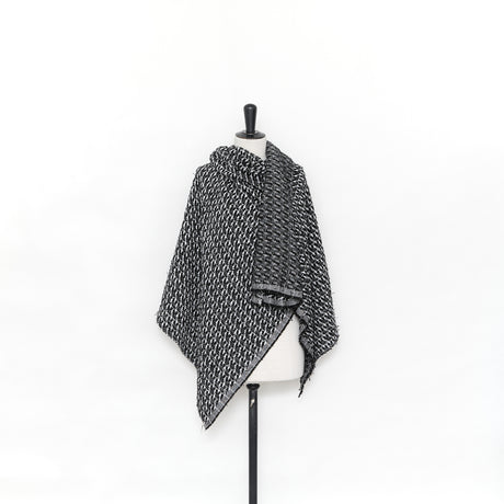 Geometric Bicolor Cotton Tweed