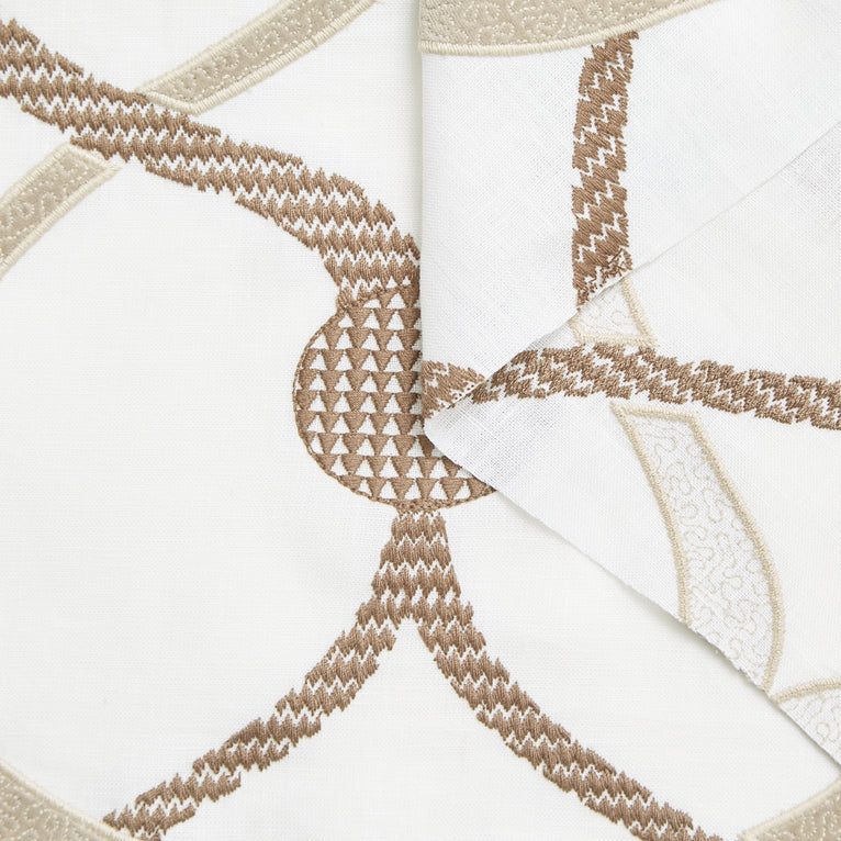 T24Q06532 | Velours Arabesque Imperméable Sur Lin - vue 1