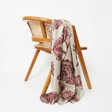  Panama Brodé en Soie & Viscose