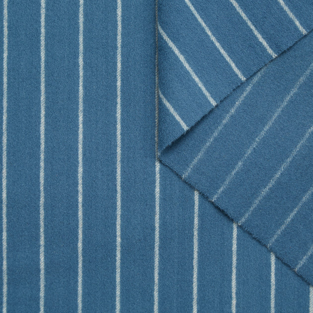 T24Q06553 | Drap Brossé à Rayures Ignifugé