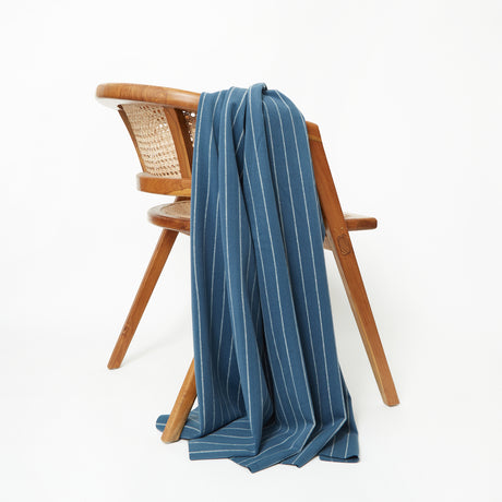  Drap Brossé à Rayures Ignifugé