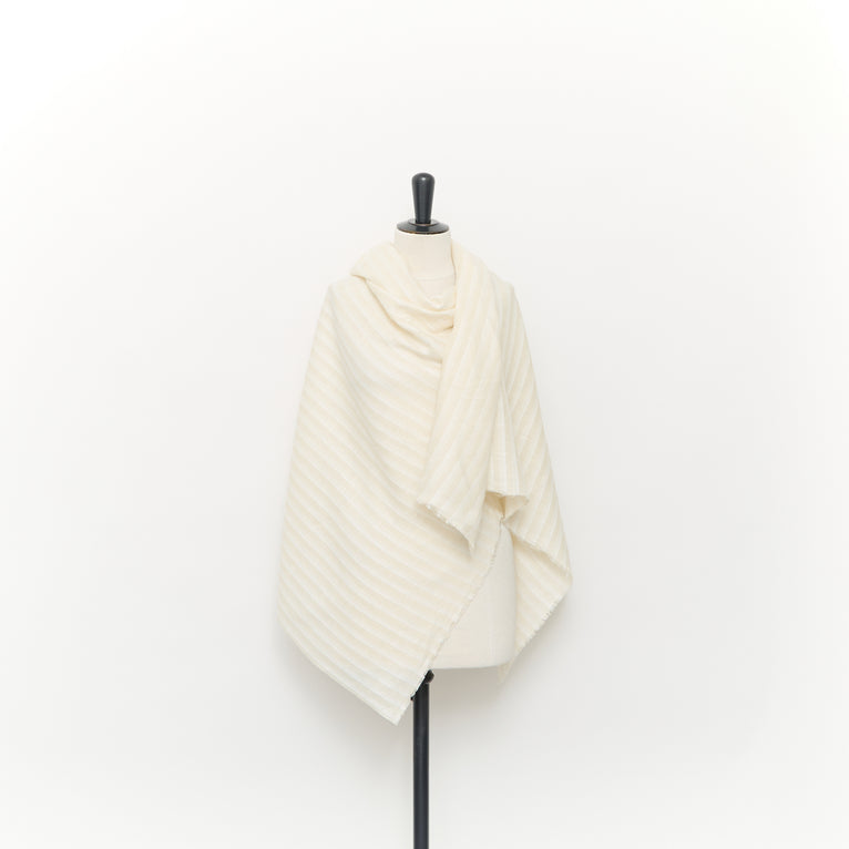 T24S11145 | Voile à Rayures Variées en Lin - vue 2