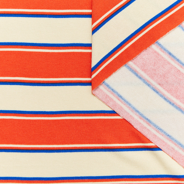 T24V07290 | Jersey de Viscose Rayé - vue 1