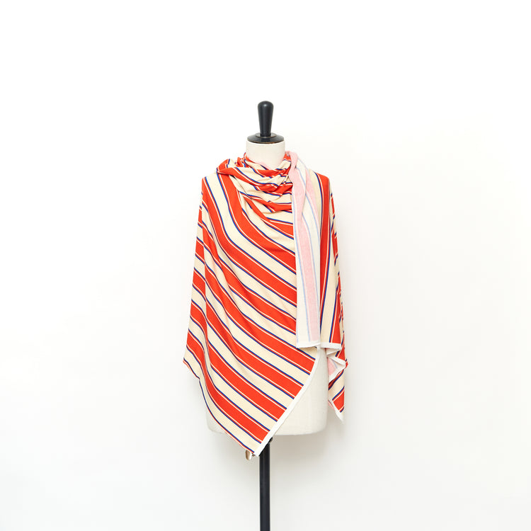 T24V07290 | Jersey de Viscose Rayé - vue 2