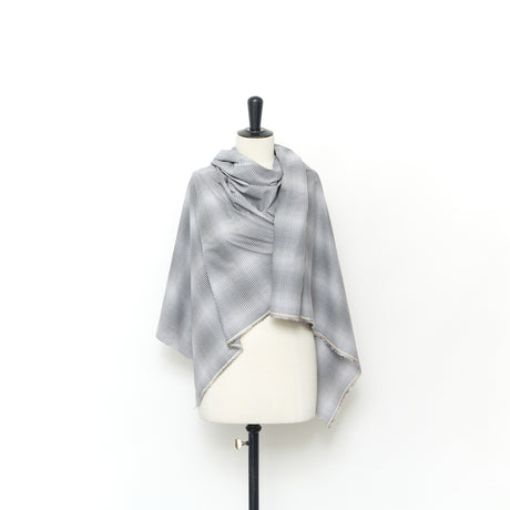  Popeline de Coton à Carreaux Flous