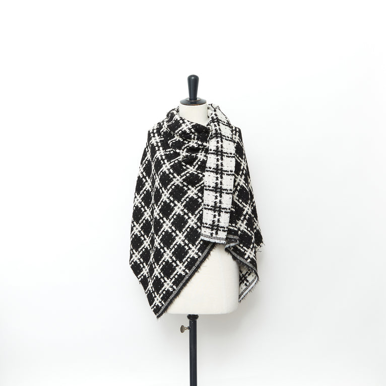 T24Y09593 | Tweed à Carreaux - vue 2