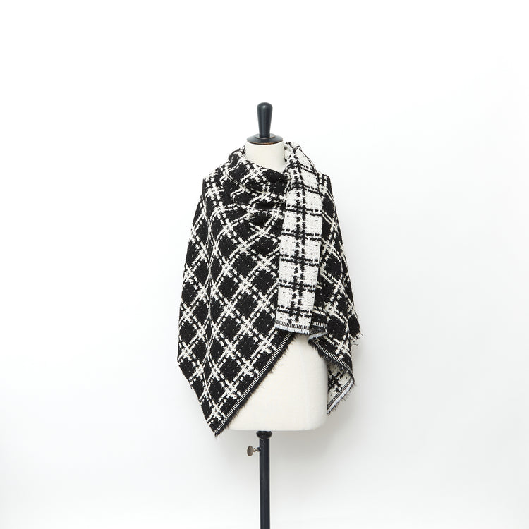 T24Y09593 | Tweed à Carreaux - vue 2