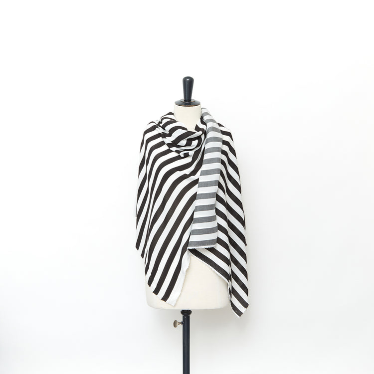 T24Y09616 | Voile à Rayure en Viscose - vue 2