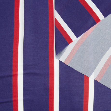 T24Y09619 | Viscose à Rayures Variées