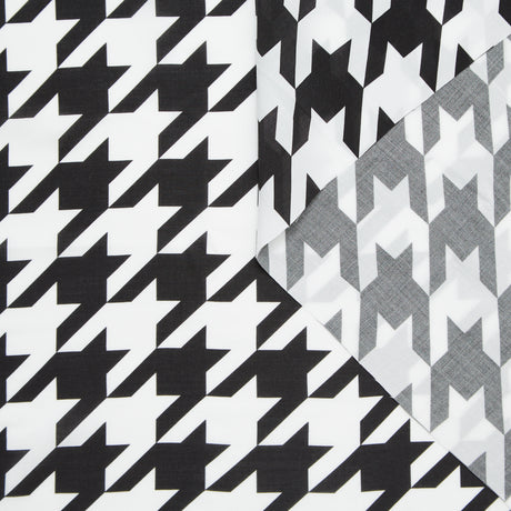 T24Y09623 | Voile Pied de Poule en Viscose