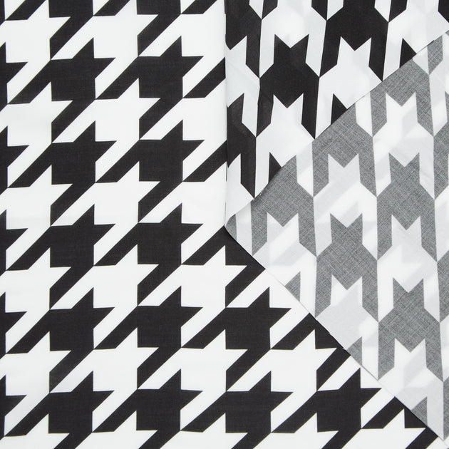 T24Y09623 | Houndstooth Viscose Voile
