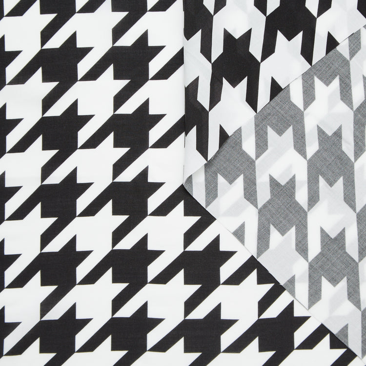 T24Y09623 | Voile Pied de Poule en Viscose - vue 1