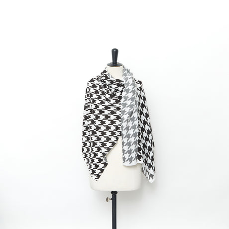  Voile Pied de Poule en Viscose