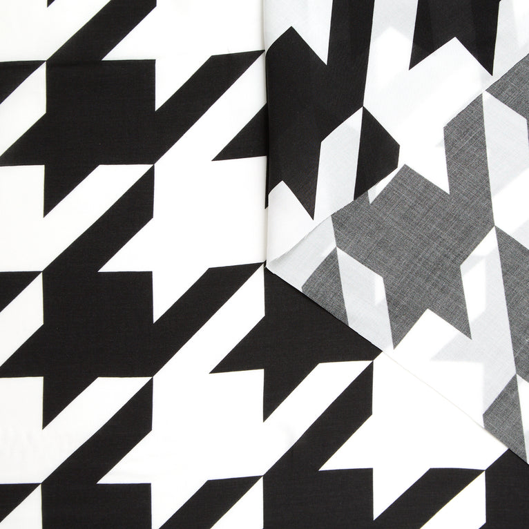 T24Y09624 | Voile Pied de Poule en Viscose - vue 1