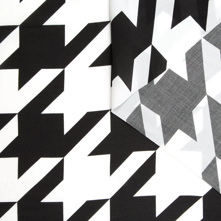 T24Y09624 | Voile Pied de Poule en Viscose - vue 1