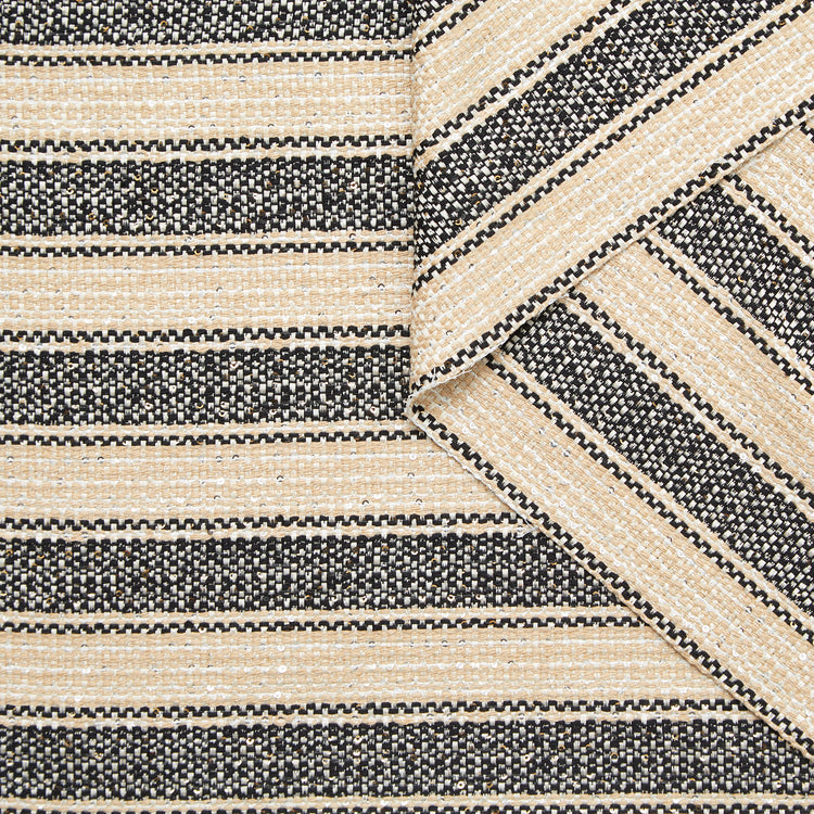 T24Y09639 | Tweed Rayé Scintillant - vue 1