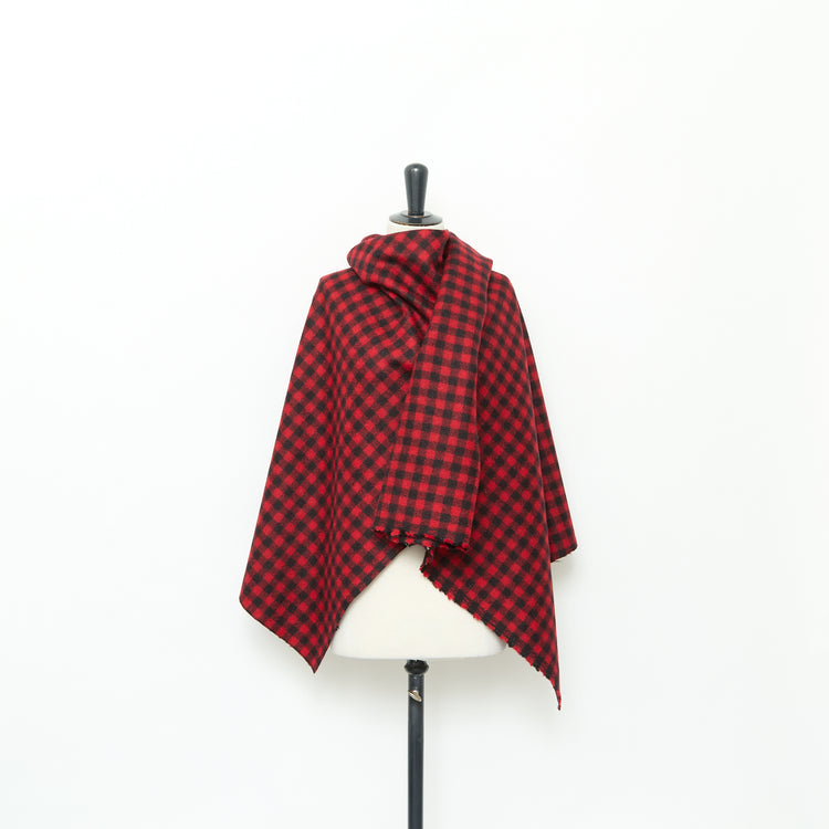 T25A12291 | Drap à Carreaux en Laine Vierge et Mohair - vue 2