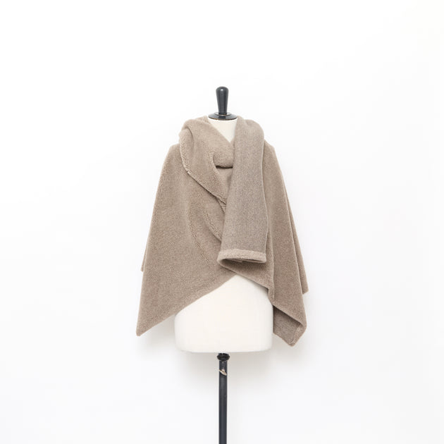 T25A12335 | Fausse Peau Lainée en Laine Vierge et Soie