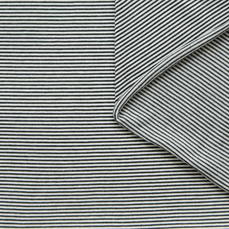 T25A14690 | Striped Cotton &amp; Viscose Jersey - view 1