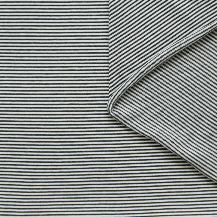 T25A14690 | Striped Cotton &amp; Viscose Jersey - view 1