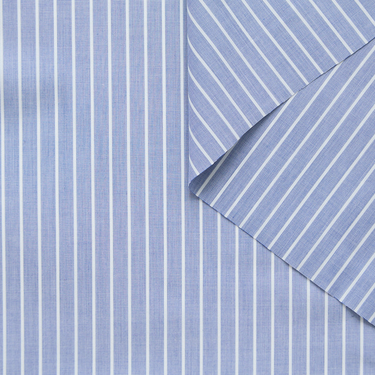 T25A14691 | Chambray de Coton Rayé - vue 1