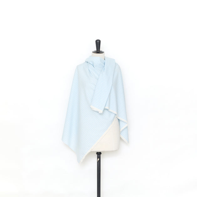 T25B13497 | Striped Cotton & Cashmere Twill BCI