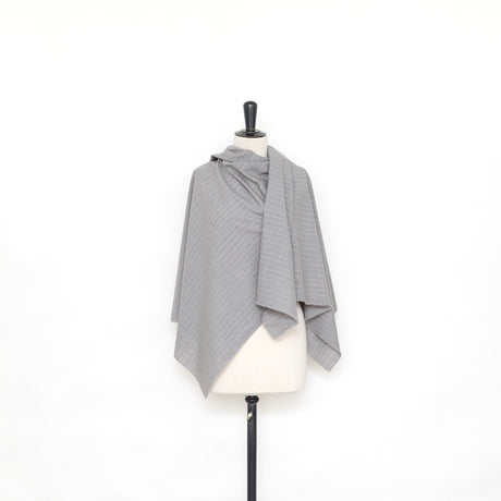  Melange Pinstripe Virgin Wool Suiting RWS