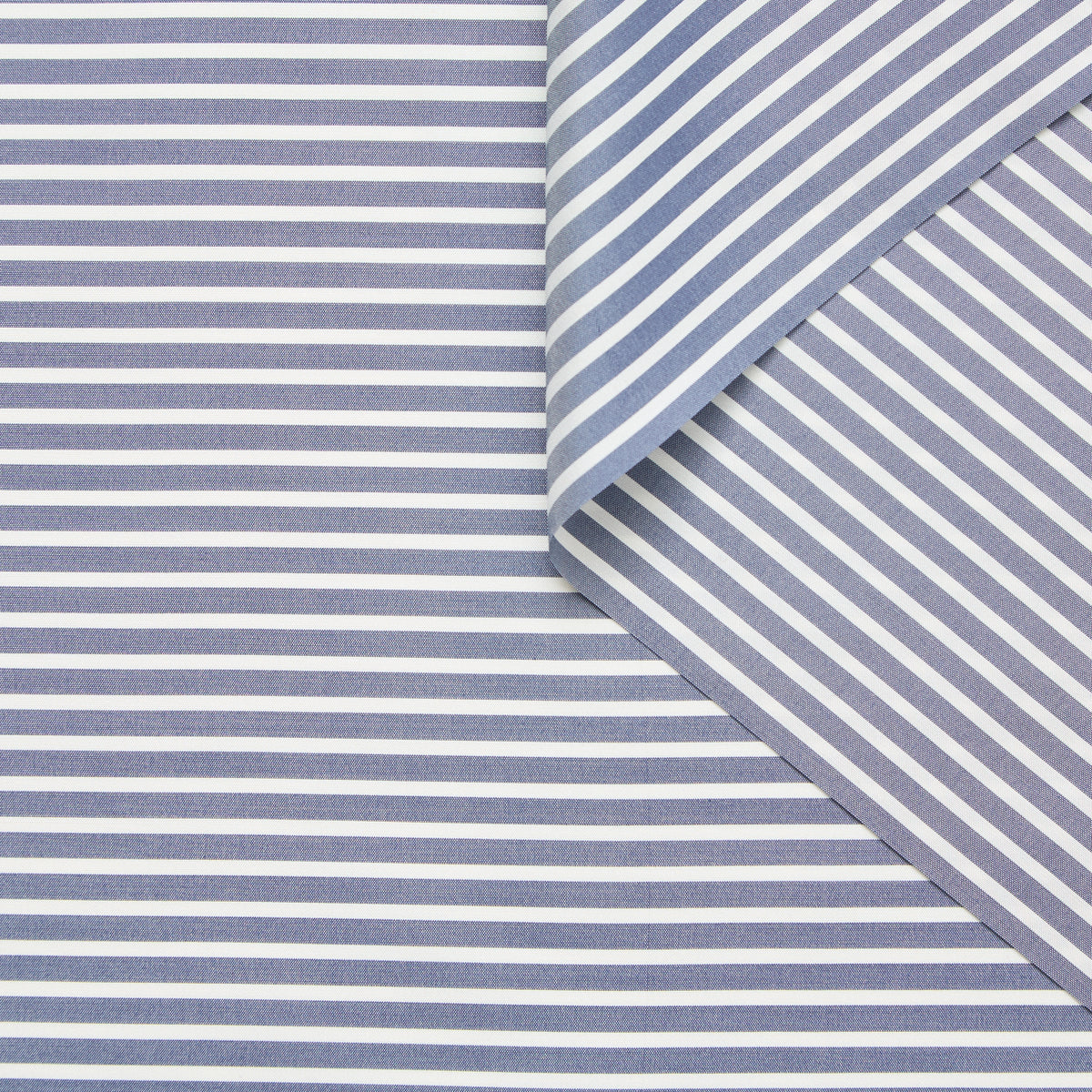 T25B14446 | Popeline  à Rayures Bâton en Coton