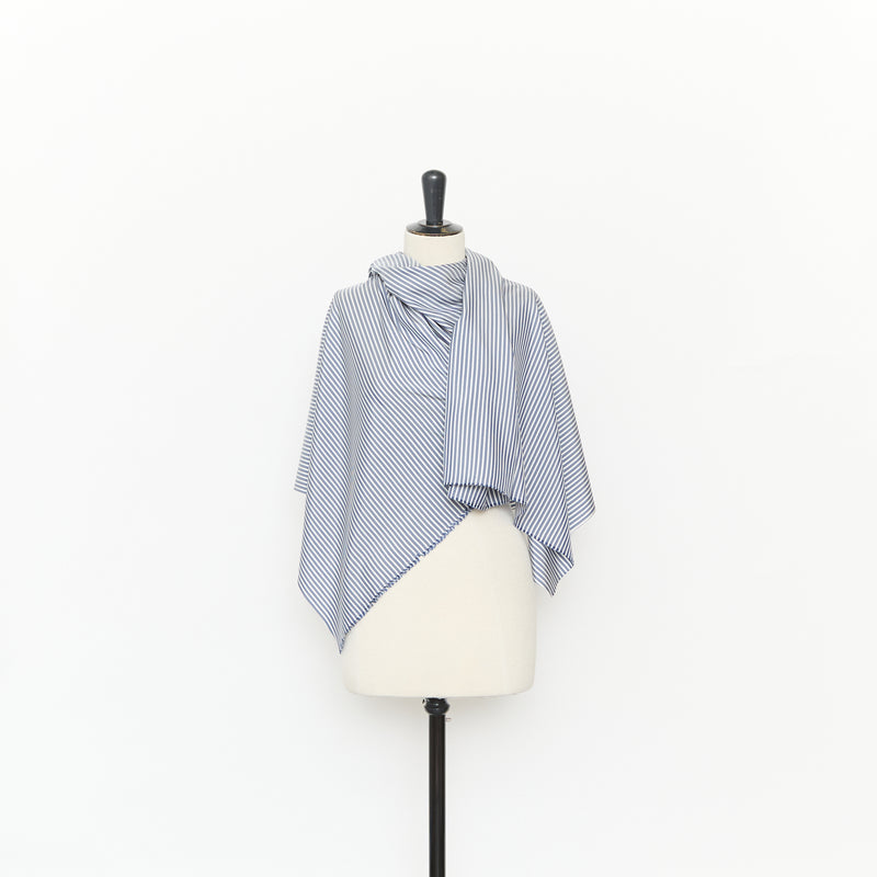 T25B14446 | Popeline  à Rayures Bâton en Coton