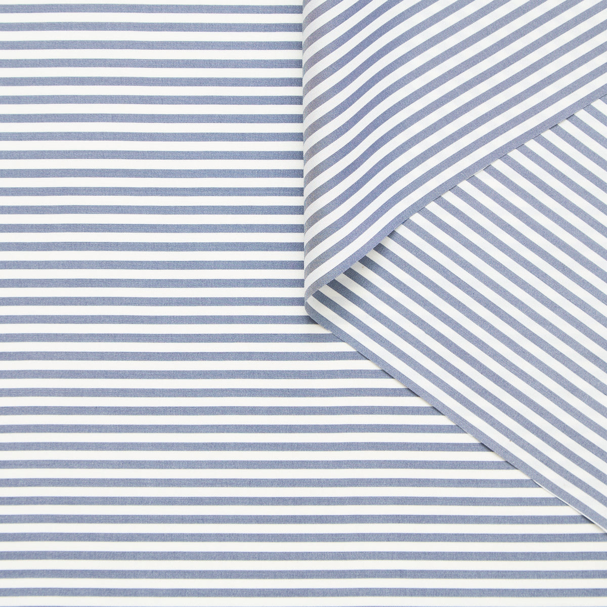 T25B14455 | Popeline à Rayures Bâton en Soie GOTS