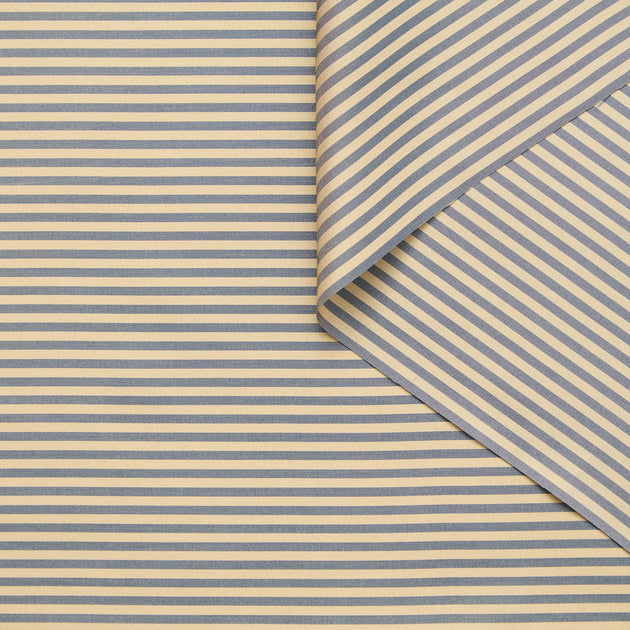 T25B14455 | Stick Striped Silk Poplin GOTS