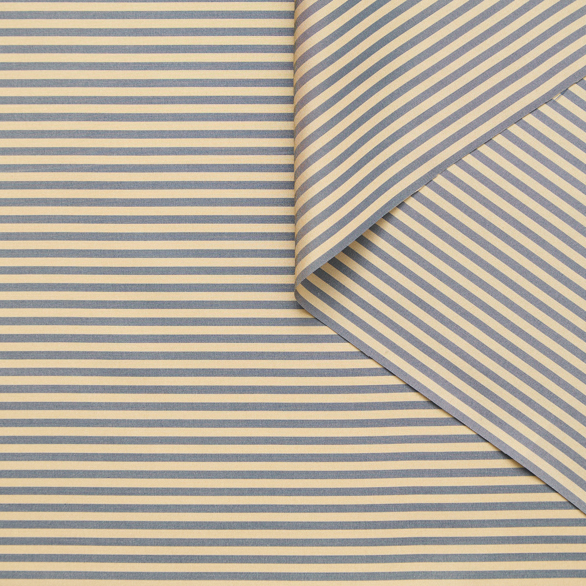 T25B14455 | Popeline à Rayures Bâton en Soie GOTS