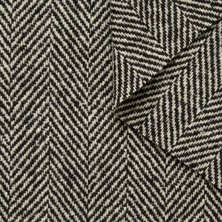 T25B14480 | Tweed à Chevrons en Laine - vue 1